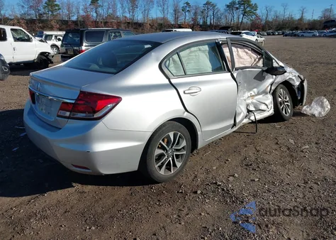 2014 Honda Civic Ex из США, поврежденный, VIN 19XFB2F89EE272834